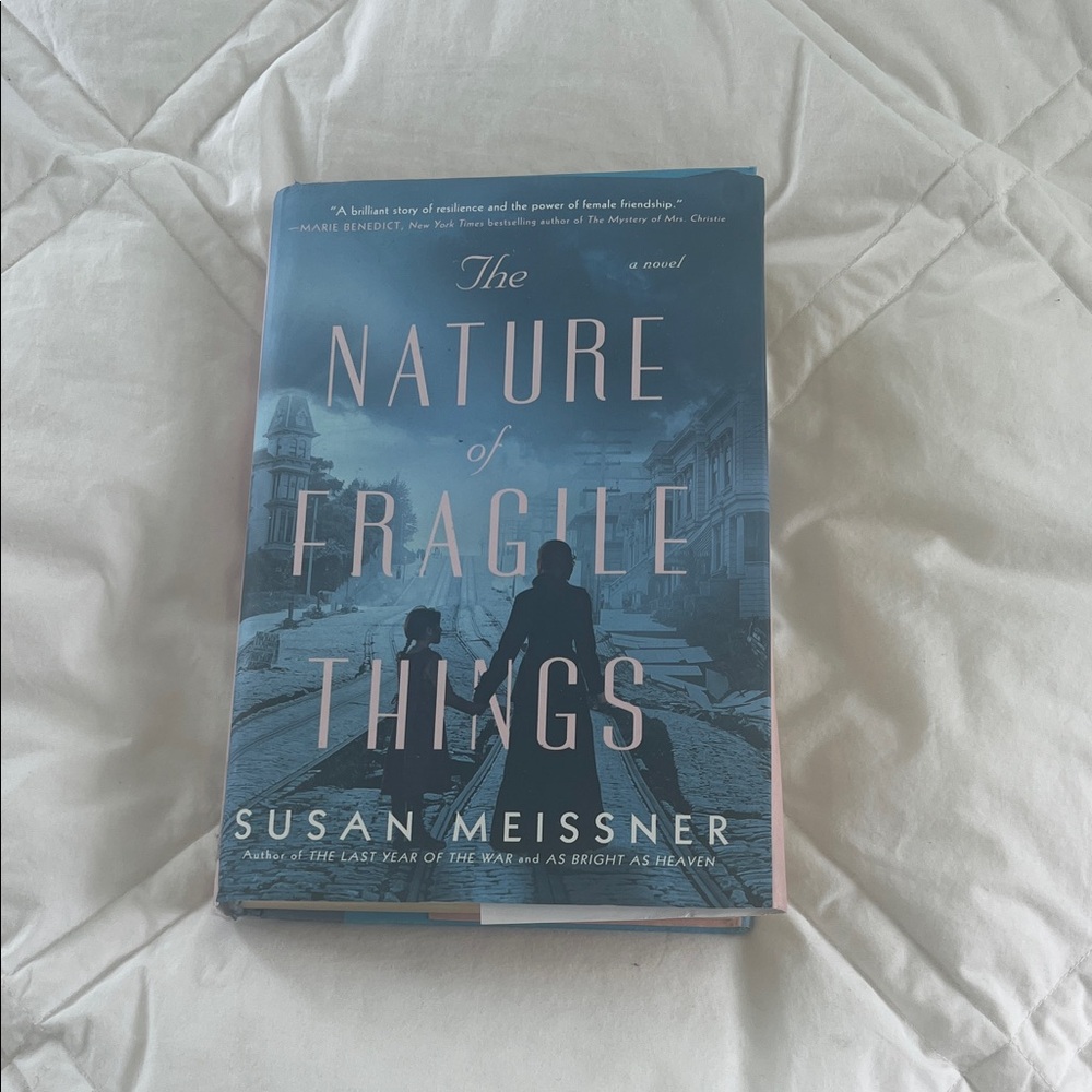 The Nature of Fragile Things - Blue Hardcover Novel